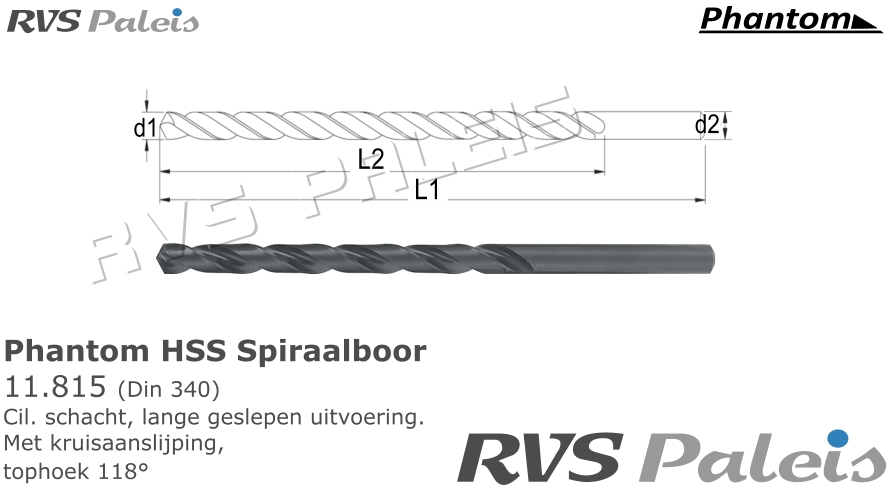 RVS  Lang 3 - 3,5mm