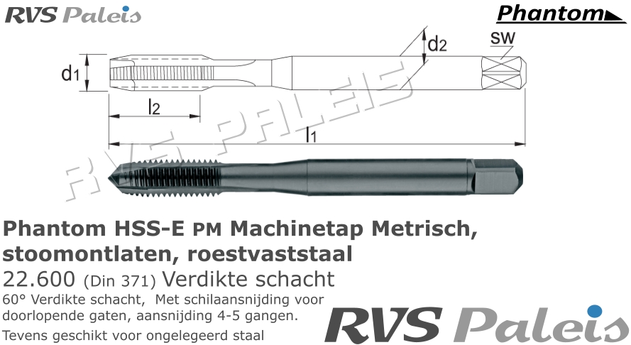 RVS  Metrisch - Doorlopend