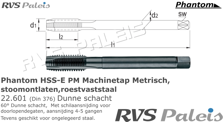 RVS  Metrisch - Doorlopend