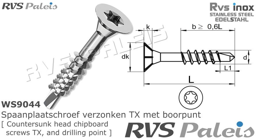 RVS Schroef 