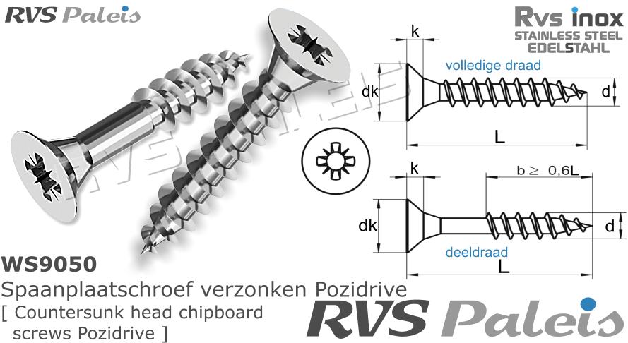 RVS Schroef 