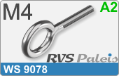 RVS  Oogbouten Ws 9078 A2 M4