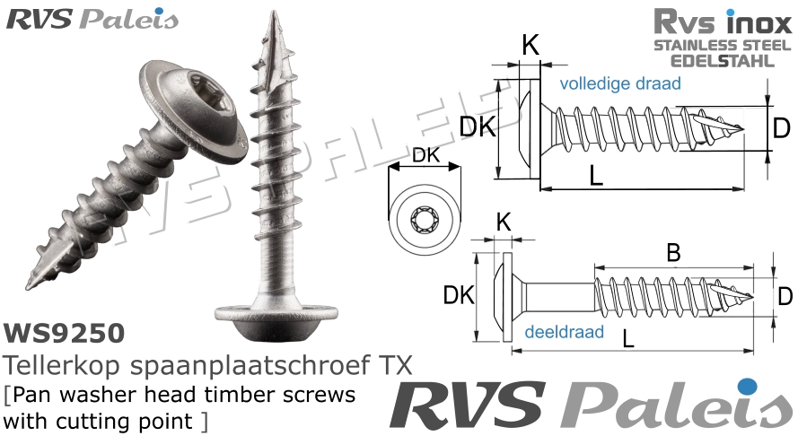 RVS Schroef 