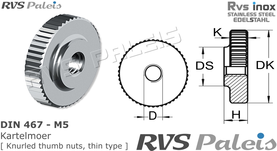 RVS  Din 467 - A2 - M5