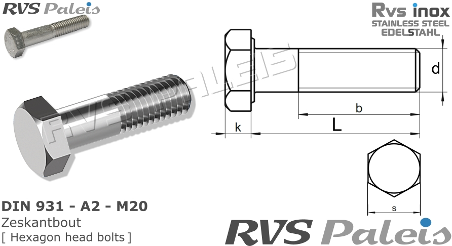 RVS Bout Din 931 - A2 - M20