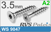 RVS Schroef Ws 9047 Ws 9047 - A2 3,5