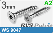 RVS Schroef Ws 9047 Ws 9047 - A2 3