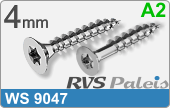 RVS Schroef Ws 9047 Ws 9047 - A2 4