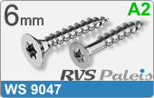 RVS Schroef Ws 9047 Ws 9047 - A2 6