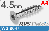 RVS Schroef Ws 9047 Ws 9047 - A4 4,5