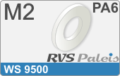 RVS  Sluitring Ws 9500 M2