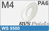 RVS  Sluitring Ws 9500 M4