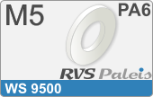 RVS  Sluitring Ws 9500 M5