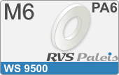 RVS  Sluitring Ws 9500 M6