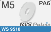 RVS  Sluitring Ws  9510 M5