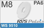 RVS  Sluitring Ws  9510 M8