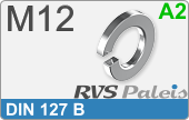 RVS  Veerring Din 127b M12