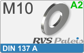RVS  Veerring Din 137a M10
