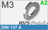 RVS  Veerring Din 137a M3