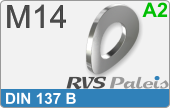 RVS  Veerring Din 137b M14