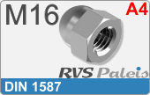 RVS din 1587  a4  m16