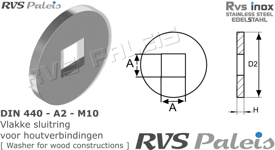 RVS  Din 440v - A2