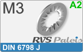 RVS  Veerring Din 6798j M3