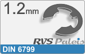 RVS  Asborgring Din 6799  1,2