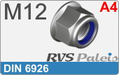 RVS  Borgmoeren Din 6926 M12
