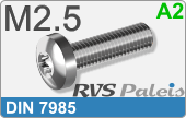 RVS din 7985tx  a2  m2,5