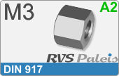 RVS din 917  a2  m3