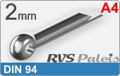 RVS  Splitpen Din 94  A4  2