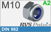 RVS  Borgmoeren Din 982 M10