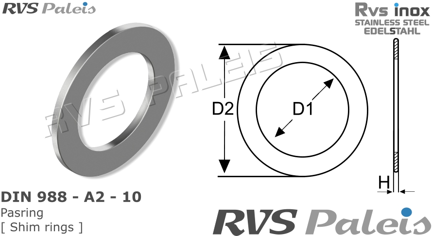 RVS  Din 988 - A2 - 10