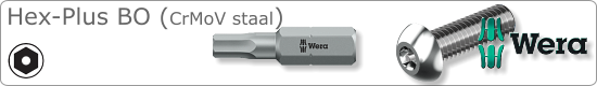 RVS  Bits Hex Bo (crmovstaal)