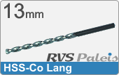 RVS lang co 13mm