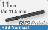 RVS normaal 11  11,5mm