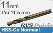 RVS normaal  co 11  11,5mm