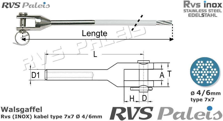 RVS  1xm8316-7x7-4-6