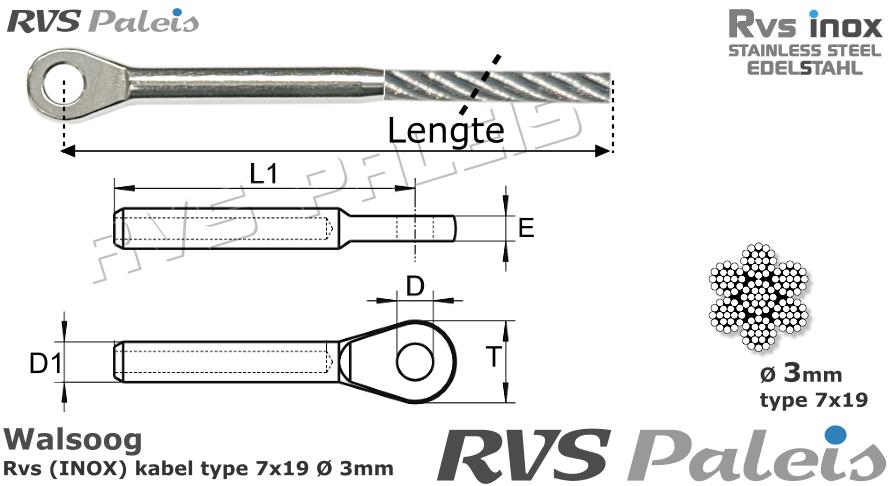 RVS  1xm8317-7x19-3