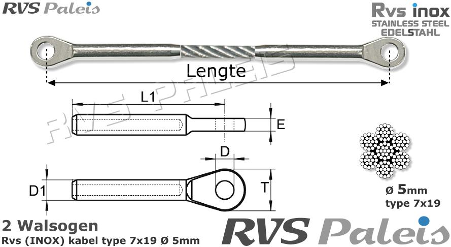 RVS  2xm8317-7x19-5