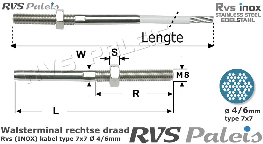 RVS  1xm8320-7x7-4-6