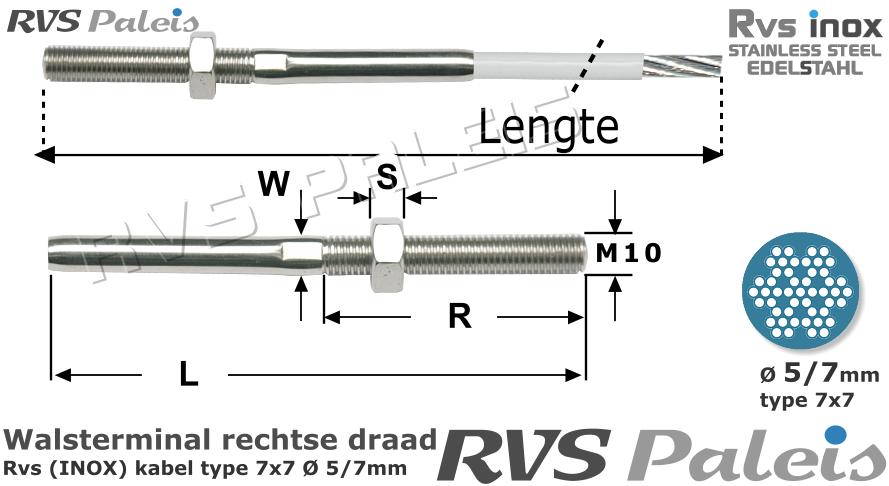 RVS  1xm8320-7x7-5-7