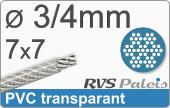 RVS  Geassembleerde Kabel 34mm(7x7)