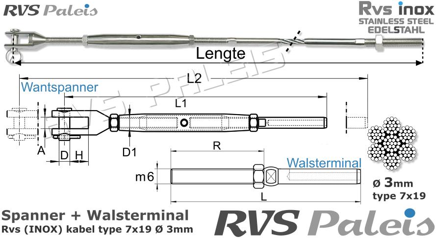 RVS  M8275-m8320-7x19-3