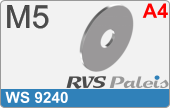RVS  Sluitring Ws 9240 M5