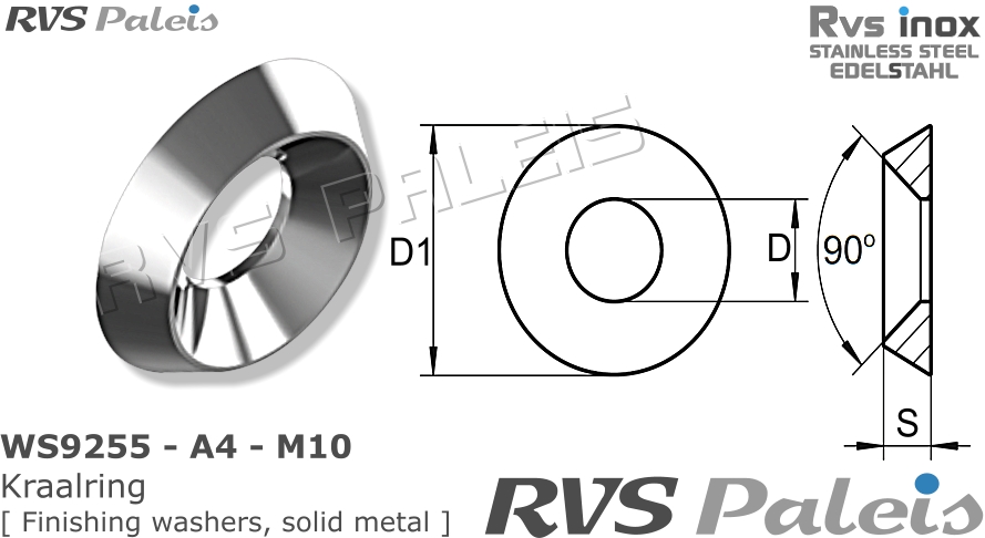 RVS  Ws 9255 - A4 - M10